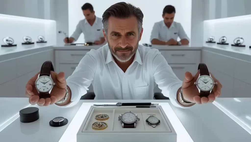 Rélica versus reloj original